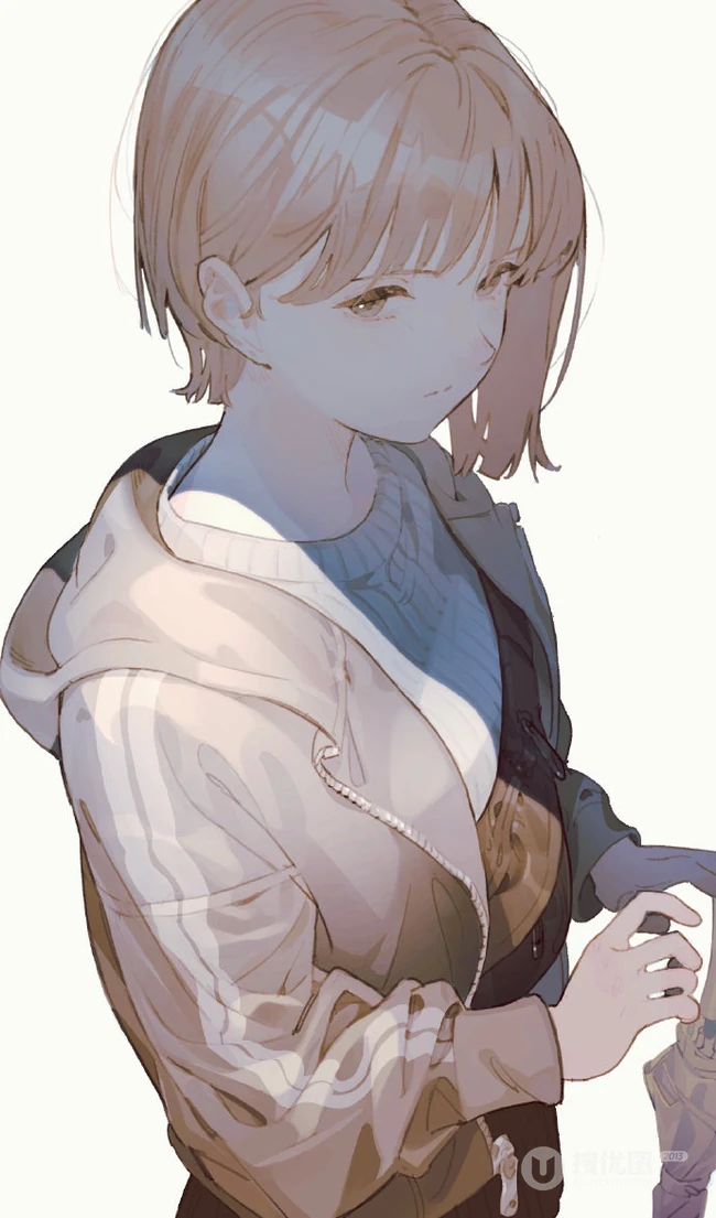 简单，简洁，线条感分明的超好看纯手绘夏日风动漫人物少女插画图集