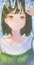 简单，简洁，线条感分明的超好看纯手绘夏日风动漫人物少女插画图集