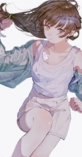 简单，简洁，线条感分明的超好看纯手绘夏日风动漫人物少女插画图集