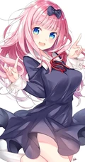二次元女生，漫画《辉夜大小姐想让我告白》精选动漫少女图片合集39p