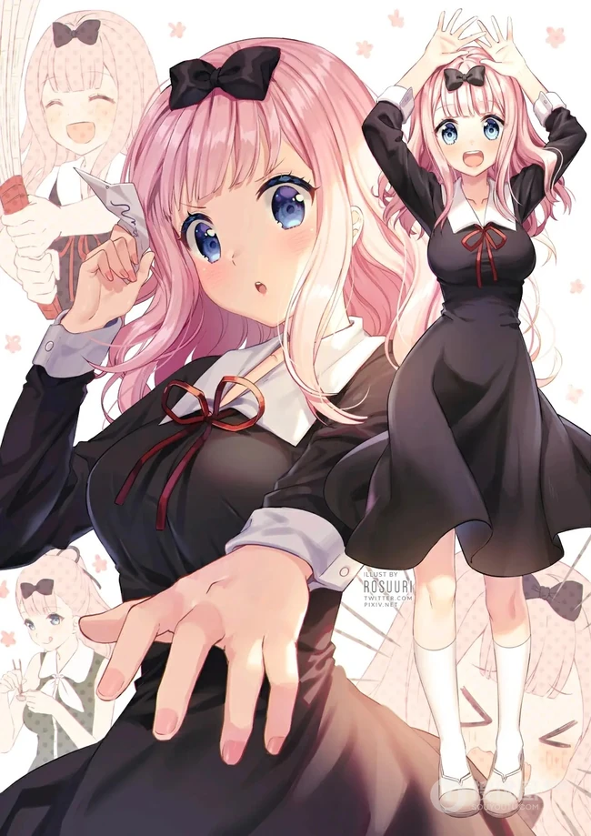 二次元女生，漫画《辉夜大小姐想让我告白》精选动漫少女图片合集39p