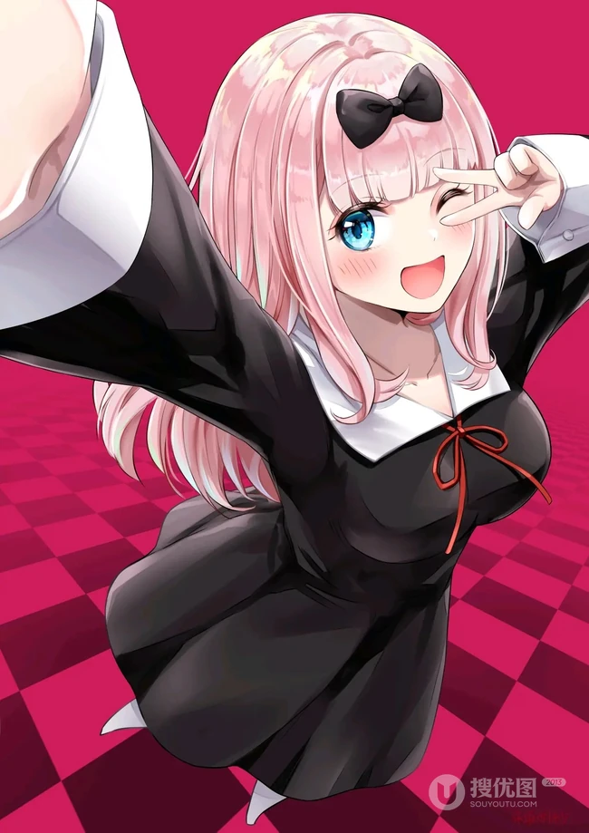 二次元女生，漫画《辉夜大小姐想让我告白》精选动漫少女图片合集39p