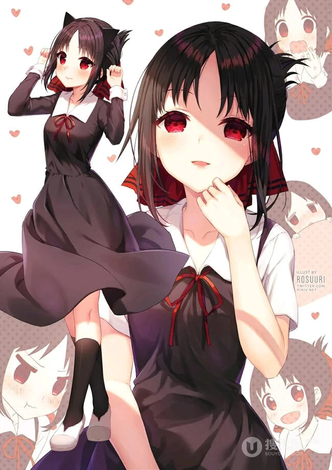 二次元女生，漫画《辉夜大小姐想让我告白》精选动漫少女图片合集39p