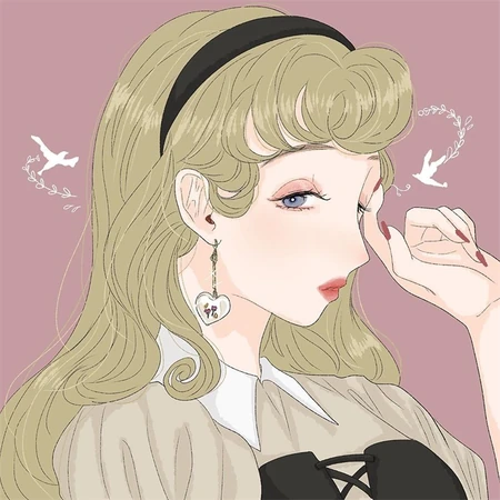 2020最火气质，时尚，酷美，简单好看的手绘动漫女生，女生插画头像图片