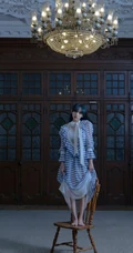 程潇个性酷美&ldquo;时光邮局&rdquo;主题杂志短裙系列写真大片