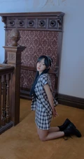 程潇个性酷美&ldquo;时光邮局&rdquo;主题杂志短裙系列写真大片