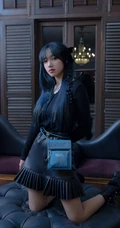 程潇个性酷美&ldquo;时光邮局&rdquo;主题杂志短裙系列写真大片