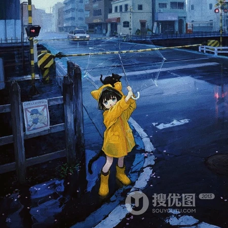 娇小可爱动漫和服装小女孩，猫女孩人物超萌头像图片