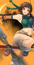 高领衣二次元女生的魅力，绝美气质高领衣系列动漫女生高清插画图集