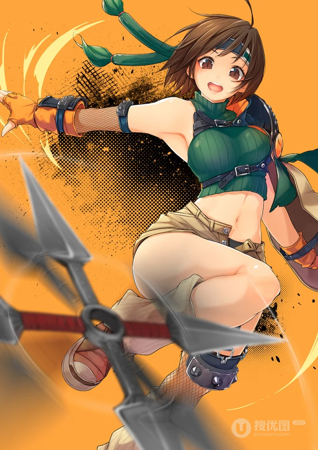 高领衣二次元女生的魅力，绝美气质高领衣系列动漫女生高清插画图集