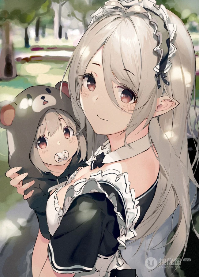 二次元动漫世界里的成人女生裙装，短裙系列精选插画图集