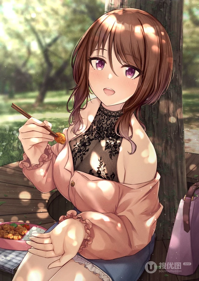 二次元动漫世界里的成人女生裙装，短裙系列精选插画图集