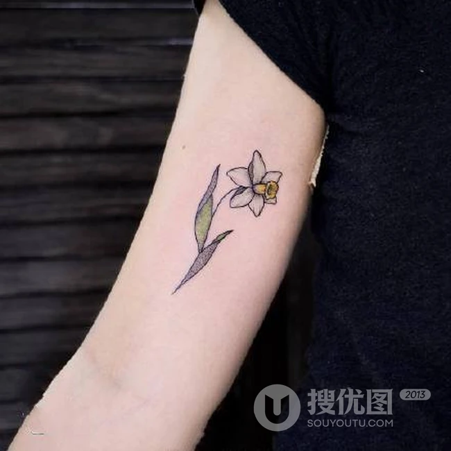 小清新可爱的纹身图片，纹身女生手臂的各种物品，静物纹身小图案作品 第3张