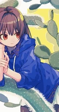 少女插画，花花草草和清新少女，夏日主题唯美清新少女户外插画美景