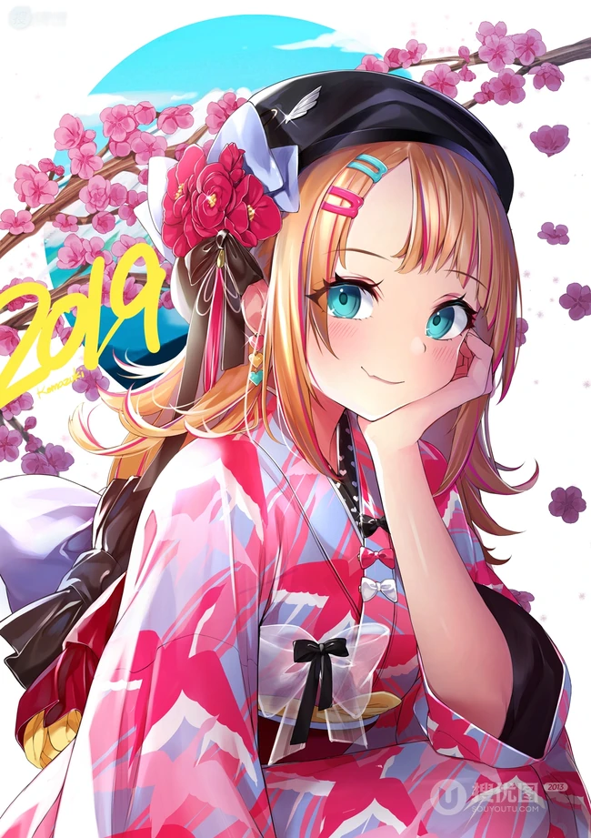 这是长筒袜动漫女孩专场，几张好看的二次制服袜装动漫少女图集