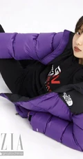 木村心美气质紧身衣、时尚服饰搭配登杂志青春靓丽写真图片