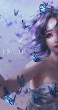 和鬼刀画风很像的一组精美动漫人物美图图集，画师NIXEU作品欣赏