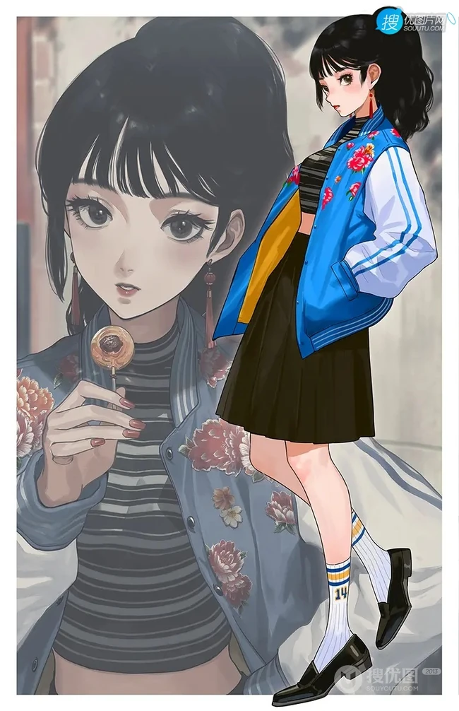 这种画风实在是太喜欢了，时尚，都市，气质，二次元精美动漫女生图集欣赏