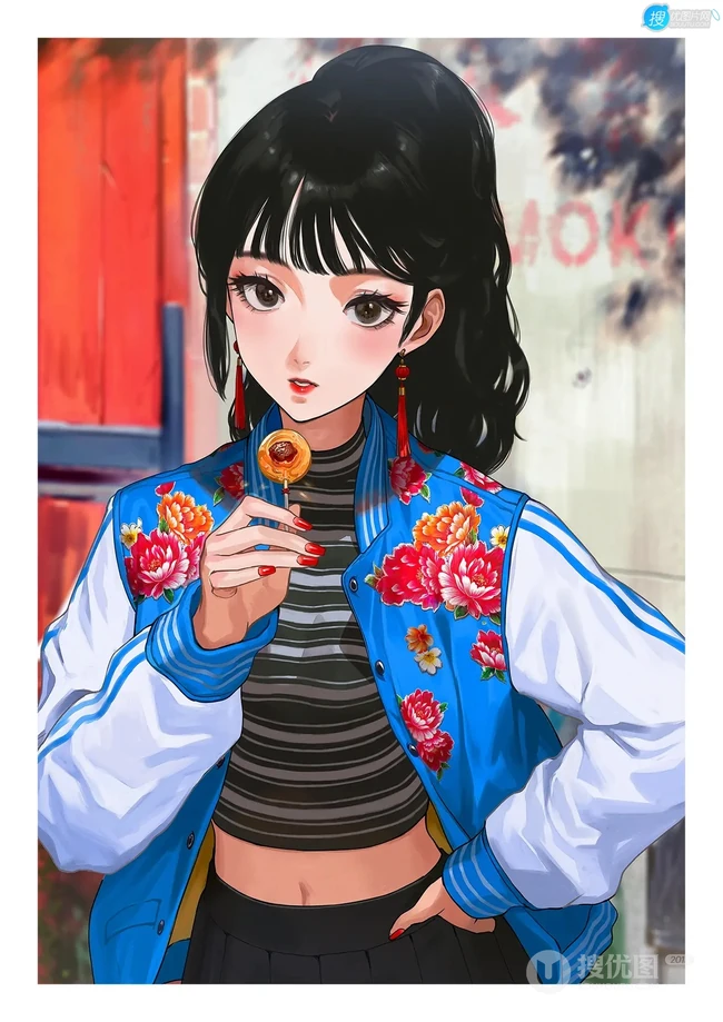 这种画风实在是太喜欢了，时尚，都市，气质，二次元精美动漫女生图集欣赏