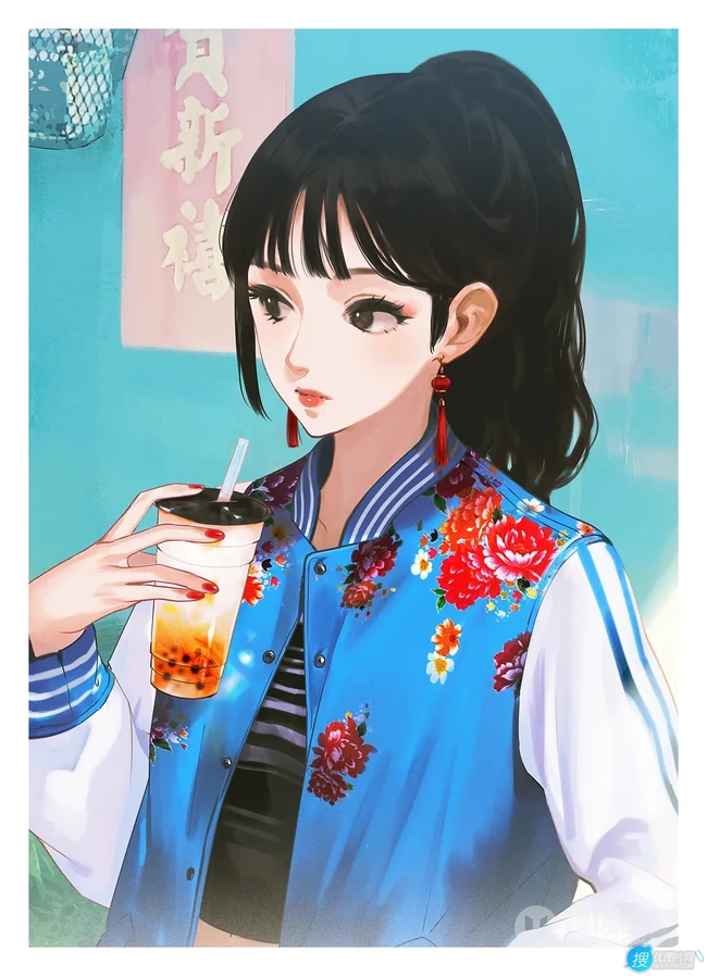 这种画风实在是太喜欢了，时尚，都市，气质，二次元精美动漫女生图集欣赏