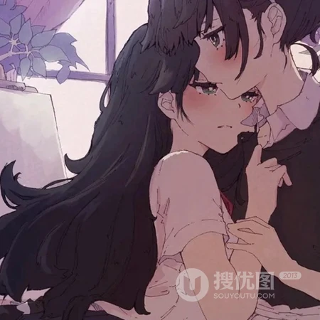 这是闺蜜，动漫女女头像，看起来很有爱的动漫闺蜜两人一对头像图片