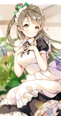 甜心女仆装动漫少女插画图片，这一次的女仆装还是挺好看的！