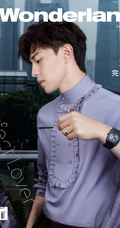 邓伦驾驭各种风格服饰帅气8月刊杂志写真图片