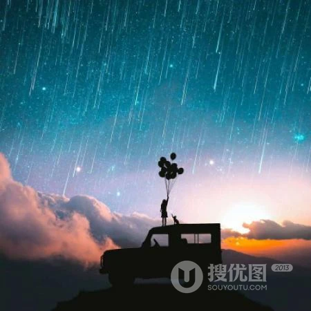 橙红的云，黄昏的天，孤单的人，超美的景色，人物风景qq头像图片