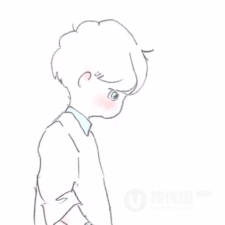 高质量动漫情侣简洁线条手绘的头像图片，太好看了