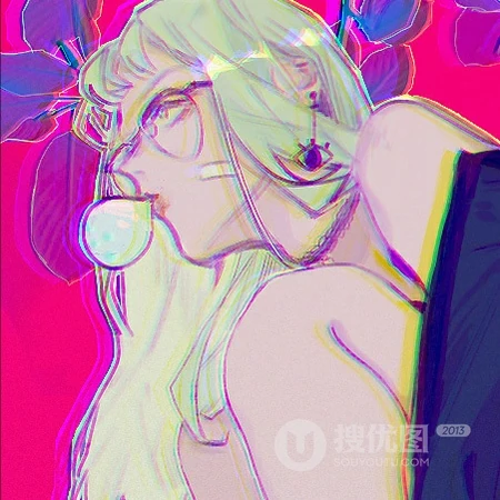 太潮了吧，很潮很酷的动漫少女头像图片8月3日推荐