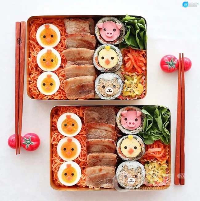 创意出食欲，如此清新的便当都不舍得下口了 第9张
