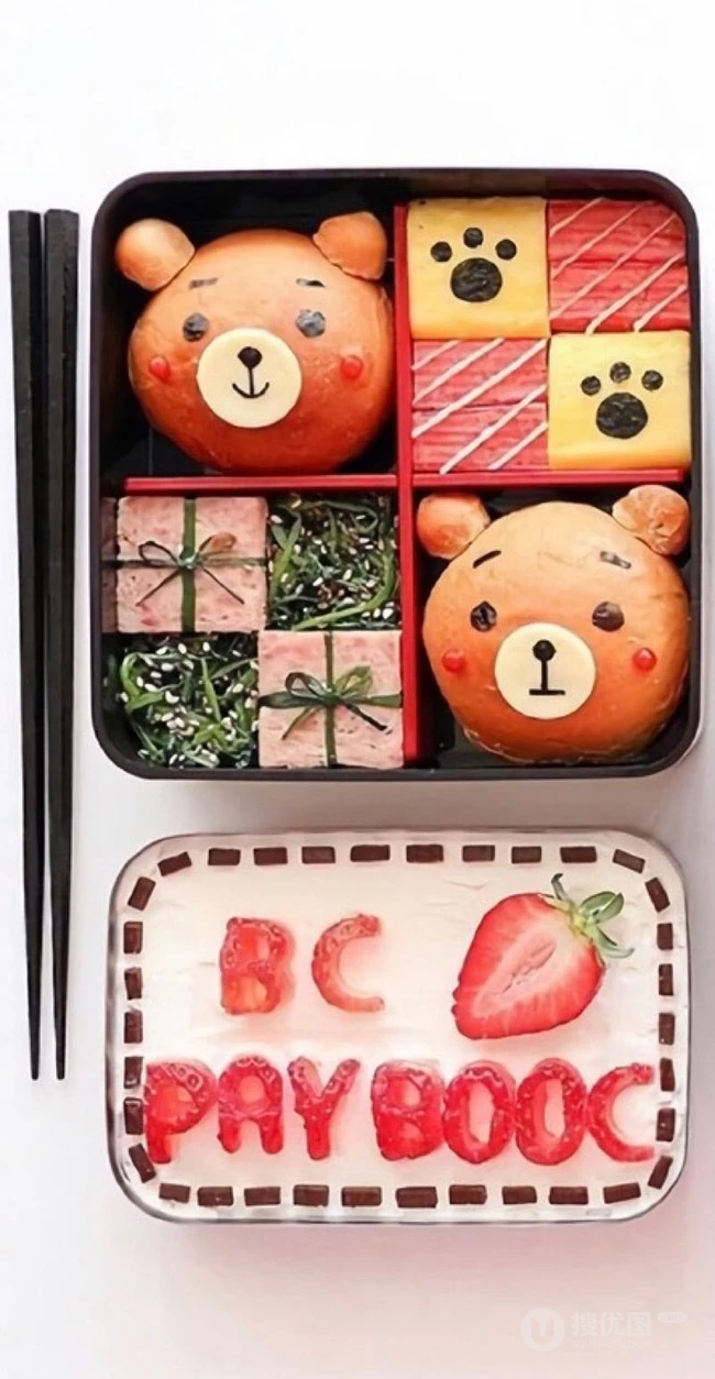 创意出食欲，如此清新的便当都不舍得下口了 第1张