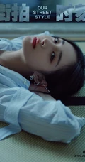 周洁琼背带连体衣裤唯美复古杂志写真图集