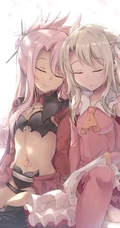 魔法少女伊莉雅美图，FGO动漫人物伊莉雅、美游、小黑精美图集