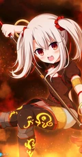 魔法少女伊莉雅美图，FGO动漫人物伊莉雅、美游、小黑精美图集