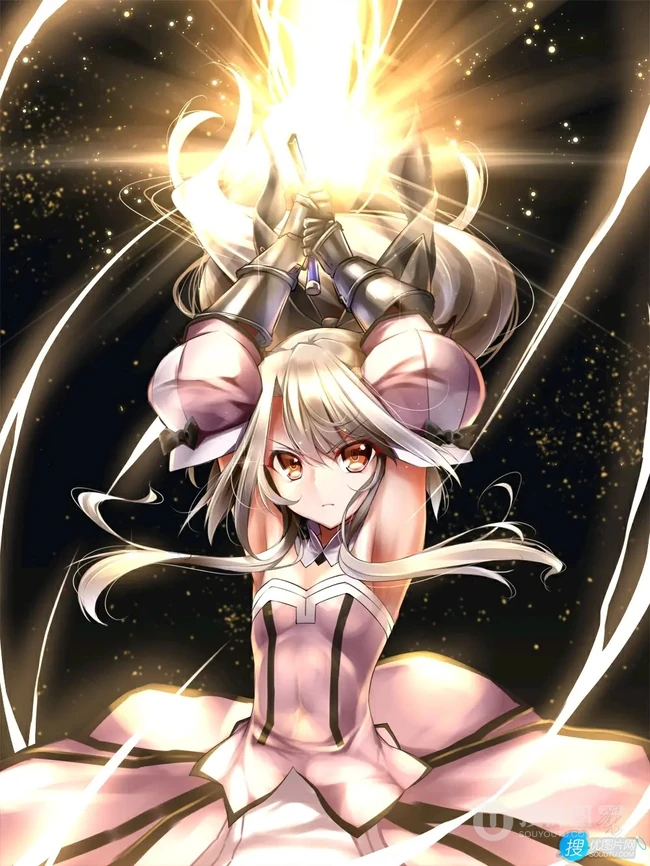 魔法少女伊莉雅美图，FGO动漫人物伊莉雅、美游、小黑精美图集