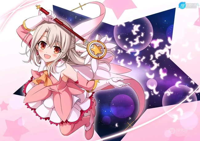 魔法少女伊莉雅美图，FGO动漫人物伊莉雅、美游、小黑精美图集