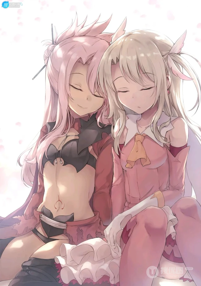 魔法少女伊莉雅美图，FGO动漫人物伊莉雅、美游、小黑精美图集