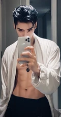 王子异肌肉图片，穿衣显瘦，脱衣有肌肉，西装总裁王子异肌肉写真图片