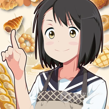 二次元动漫少女头像，围着围裙的动漫女生好看高清可爱头像图片