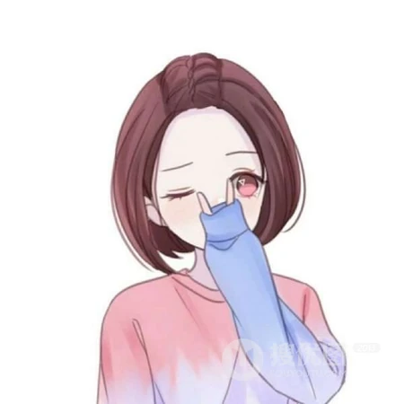 适合女生，一看就喜欢的手绘卡通动漫女生头像，多款清新可爱动人女生头像图片