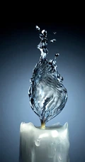 水的创意，以水为主题，和其他物体相融合的极简创意壁纸美图