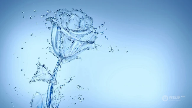 水的创意，以水为主题，和其他物体相融合的极简创意壁纸美图