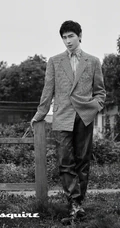 杨洋看起来又高又帅西服，皮衣，休闲装杂志写真图片