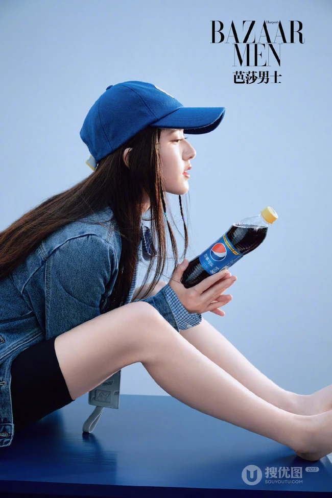赵露思潮流，时尚，动感，运动，少女风写真杂志图片