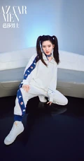 赵露思潮流，时尚，动感，运动，少女风写真杂志图片