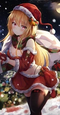 清凉的感觉，短裙，线条感，高筒袜动漫二次元少女插画图片真好看！