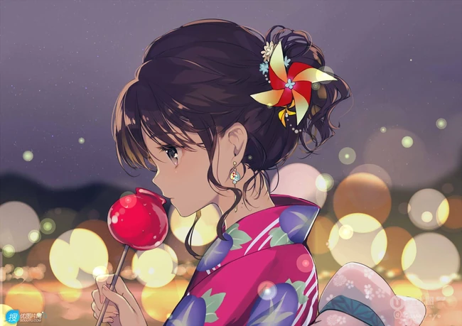 轻轻的闻香，热情的拥吻，温暖的呵护，精选二次动漫美图杂图欣赏