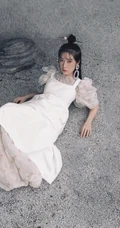 徐娇自创汉元素品牌复古风装扮杂志写真图片