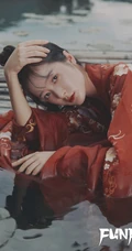 徐娇自创汉元素品牌复古风装扮杂志写真图片
